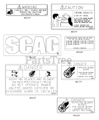 Scag GC-STC-CS - Scag Grass Catcher (SN: B9000001 - B9099999)