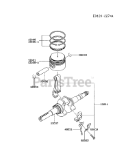 Kawasaki FA076D-ES04 - Kawasaki Engine PISTON/CRANKSHAFT