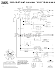 Husqvarna CTH 2542 T (960610218-02) - Husqvarna Lawn Tractor (2009-03) SCHEMATIC