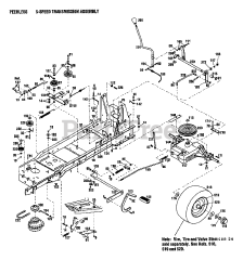 Troy-Bilt 13095 - Troy-Bilt Gear Drive LTX Lawn Tractor (SN: 130950100101 & Above)