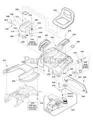 Simplicity 2690947-01 - Simplicity Broadmoor 44" Lawn Tractor, 22hp