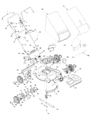 Yard Machines 12A-446M129 - Yard Machines Walk-Behind Mower (2003) (Home Depot)