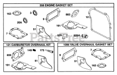 Briggs & Stratton 93232-0540-01 - Briggs & Stratton Horizontal Engine Kits/Gasket Sets