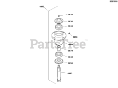 Ferris Evolution (5900858) - Ferris Evolution Series 52" Stand-On Mower, 26hp Kawasaki Spindle SERVICE PARTS - 5061095