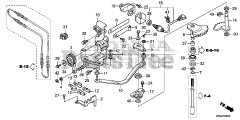 Honda BF250 A XXCA (BBJJ) - Honda Marine Engine, Made in Japan (SN: BBJJ-8000001 - BBJJ-9999999) SHIFT SHAFT
