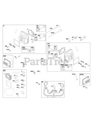 Briggs & Stratton 44N877-0016-B1 - Briggs & Stratton Vertical Engine Cylinder Head Group