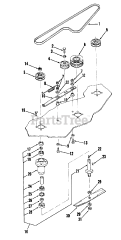 Toro 95-42MS01 - Toro 42" Side-Discharge Mower Deck (1979) Rear And Side Discharge Mowers-36 In. (92 Cm)(vehicle Identification Numbers 95-36mr01  95-36ms01) 2