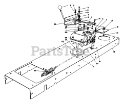 Toro 56150 (8-32) - Toro Professional Rear-Engine Riding Mower (SN: 007000001 - 007999999) (1987) Transmission Linkage Assembly
