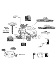 Huskee 13AJ771S231 - Huskee Lawn Tractor (2010) (Tractor Supply) Label Map Huskee