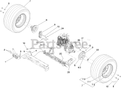 Toro 74945 CP (6000) - Toro 60" Z Master Zero-Turn Mower, Side-Discharge Deck (SN: 311000001 - 311999999) (2011)