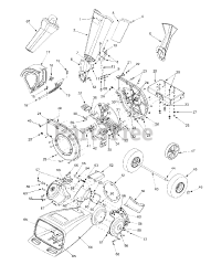 Yard Machines 24A-465A000 - Yard Machines Chipper Shredder (2004) General Assembly