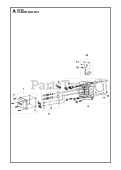 Husqvarna 593230101 - Husqvarna Engine (2021-01) CYLINDER HEAD ASSY