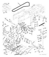 Poulan PXT 175G42 (960160026-02) - Poulan XT Lawn Tractor (2012-12)