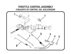 PowerStroke PS 903500 D (090079254) - PowerStroke 3500 Watt Generator General Assembly (THROTTLE CONTROL ASSEMBLY)