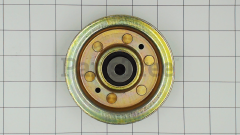 RedMax 532173437 Flat Idler Pulley, Plated - image 1