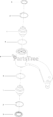 Toro 74312 (8000) - Toro 48" Z Master Zero-Turn Mower (SN: 400000000 - 402079999) Short Idler Assembly No.103-7349