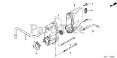Honda BFP8 D2 XRA (BAAJ) - Honda Outboard Engine, Made in Japan (SN: BAAJ-1100001 - BAAJ-9999999) MUFFLER COVER