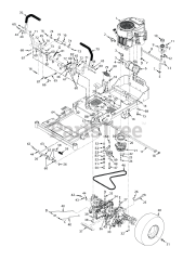 Scag SZL36-18FR - Scag Liberty Z 36" Zero-Turn Mower, 18hp Kawasaki (SN: P8400001 - P8499999)