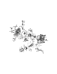 MTD 370-JU - MTD Engine 370-JU Crankcase