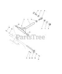 Ferris 5000/72RCE (5900205) - Ferris 72" Rear-Discharge Mower Deck (SN: 1210 & Above) 61" &amp; 72" Mower Deck - Rear Mount Bars