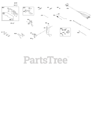 Briggs & Stratton 356447-0160-H5 - Briggs & Stratton Horizontal Engine Controls Group