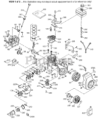Tecumseh HS50-67299L - Tecumseh Engine Engine Parts List #1