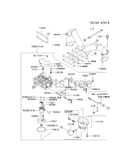 Kawasaki FH680V-DS13 - Kawasaki Engine CARBURETOR