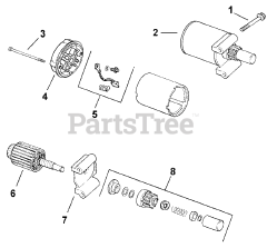 Toro 73428 (312-8) - Toro Garden Tractor (SN: 089000001 - 089000499) (1998) Starter