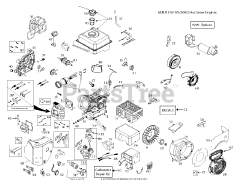 Poulan Pro PR 271 (961920091-00) - Poulan Pro Snow Thrower (2015-06) ENGINE