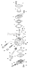 Little Wonder SV-4BH - Little Wonder Engine (Type 1E) Carburetor  S/N: 012521-020200