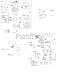 Briggs & Stratton 386447-0122-E2 - Briggs & Stratton Horizontal Engine Carburetors, Fuel Pump