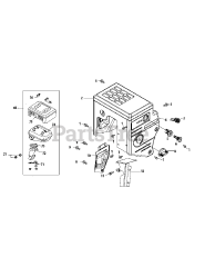 MTD 490-WUA - MTD Engine 490-WUA Muffler &amp; Controls