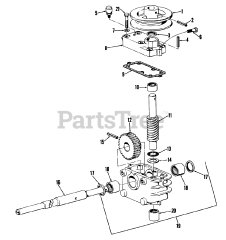 Toro 23201 - Toro 25" Whirlwind Hevi-Duty Walk-Behind Mower (SN: 001000001 - 001999999) (1971)
