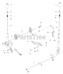 Husqvarna RZ 4222 F (966659401-03) - Husqvarna 42" Zero-Turn Mower (2013-05) BRAKE / REAR MOWER LIFT