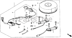 Honda BF5 AH LA (BADL) - Honda Outboard Engine, Made in Japan (SN: BADL-1000001 - BADL-1099999) CHARGE RECEPTACLE KIT