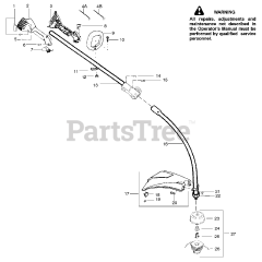 Snapper S 31 SNG - Snapper String Trimmer Handle &amp; Shaft Assembly