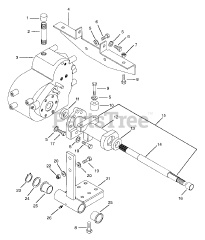Gravely 989054 (PM 460) - Gravely Pro-Master Zero-Turn Mower, 30hp Kubota (SN: 000101 & Above) TRANSAXLE ASSEMBLY