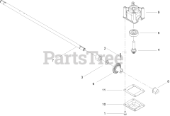 Toro 20012 - Toro 22" Recycler Walk-Behind Mower (SN: 250000001 - 250999999) (2005) Transmission Assembly No. 106-3955