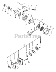 Echo PP-1400 - Echo Pole Saw (Type 1) Ignition, Starter, Clutch
