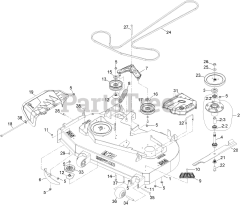 Exmark LRE730GKA48DA3 - Exmark 48" Lazer Z E-Series Zero-Turn Mower, Kawasaki FX730V (SN: 417930746 & Above) (Rev B) (2025)