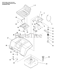 Simplicity 1692772 - Simplicity Broadmoor Lawn Tractor, 14hp