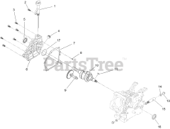 Toro 37798 (824 OE) - Toro 24" Power Max Snow Thrower (SN: 411309389 - 412999999) Crankcase Assembly