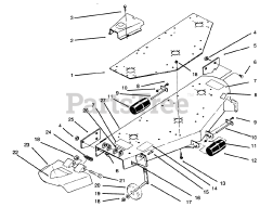 Toro 78390 - Toro 60" Side-Discharge Mower Deck (SN: 059000001 - 059999999) (1995)