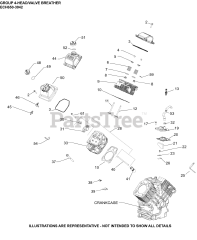 Kohler ECH650-3042 - Kohler Command PRO EFI Engine, Basic Version, 21hp, 15.7kW 04 CylinderHead/Breather