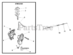 Shindaiwa 22 T - Shindaiwa String Trimmer Throttle Lever