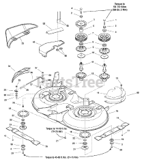 Snapper 1695433 - Snapper 40" Mower Deck 40" Mower Deck - Housing, Arbors &amp; Blades
