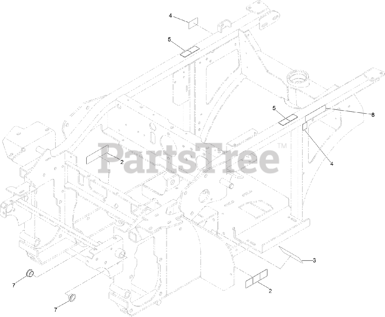 Toro 74315 (8000) - Toro 42" Z Master Zero-Turn Mower (SN: 403319701