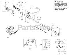 Snapper S 31 SNGBC - Snapper String Trimmer Handle &amp; Shaft Assembly