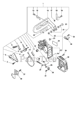 Echo CS-345 - Echo Chainsaw (SN: 03001001 - 03999999)