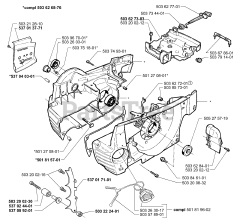 Husqvarna 365 SPECIAL - Husqvarna Chainsaw (1999-11) Crankcase